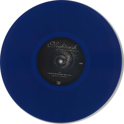 Nightwish Endless Forms Most Beautiful - Blue Vinyl 10" vinyl single (10 inch record) German NIW10EN653697