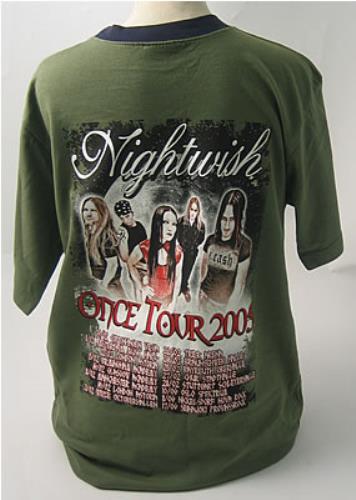 Nightwish Once Tour 2005 t-shirt European NIWTSON383754
