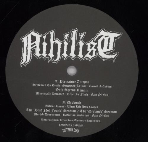 Nihilist Carnal Leftovers + 7" - 180g vinyl LP album (LP record) US 64OLPCA836273