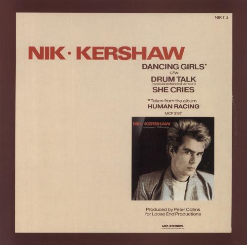 Nik Kershaw Dancing Girls 12" vinyl single (12 inch record / Maxi-single) UK KER12DA63112