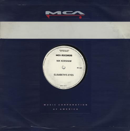 Nik Kershaw Elisabeth's Eyes 12" vinyl single (12 inch record / Maxi-single) UK KER12EL403635