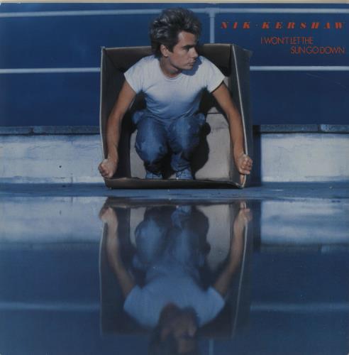 Nik Kershaw I Won't Let The Sun Go Down - Blue Sleeve 7" vinyl single (7 inch record / 45) UK KER07IW686750