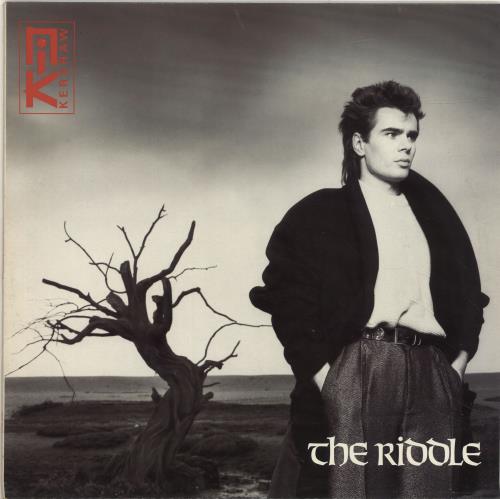 Nik Kershaw The Riddle + Merchandise Sheet vinyl LP album (LP record) UK KERLPTH694551