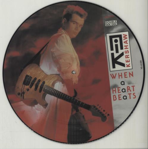 Nik Kershaw When A Heart Beats 12" vinyl picture disc (12 inch picture record) UK KER2PWH26416