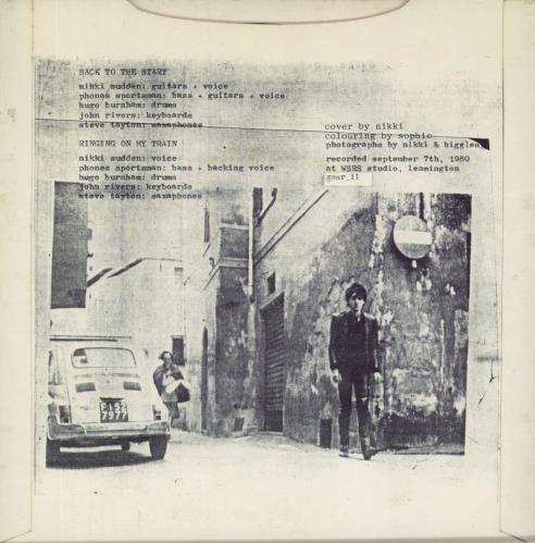 Nikki Sudden Back To The Start 7" vinyl single (7 inch record / 45) UK NSU07BA814983