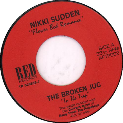 Nikki Sudden Flower Bed Romance 7" vinyl single (7 inch record / 45) US NSU07FL646240