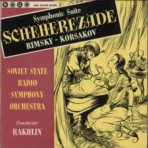 Nikolai Rimsky-Korsakov "Scheherezade" Symphonic Suite, Op.35 vinyl LP album (LP record) UK RN7LPSC701335