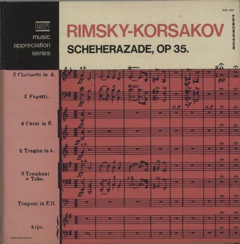 Nikolai Rimsky-Korsakov Scheherazade, OP.35 2-LP vinyl record set (Double LP Album) US RN72LSC670496