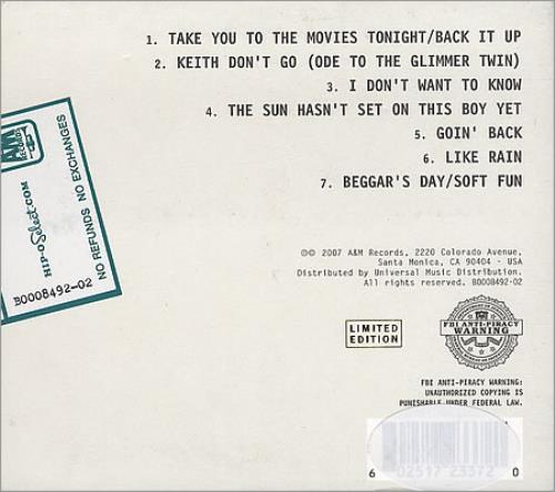 Nils Lofgren Back It Up!! Live... An Authorized Bootleg CD album (CDLP) US NLSCDBA400858