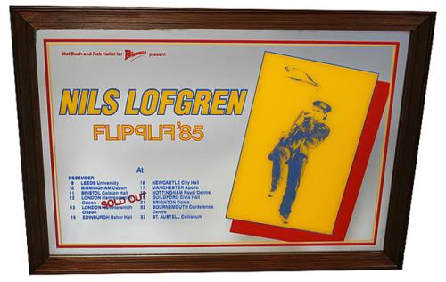 Nils Lofgren Flip '85 Commemorative Tour Mirror memorabilia UK NLSMMFL436823