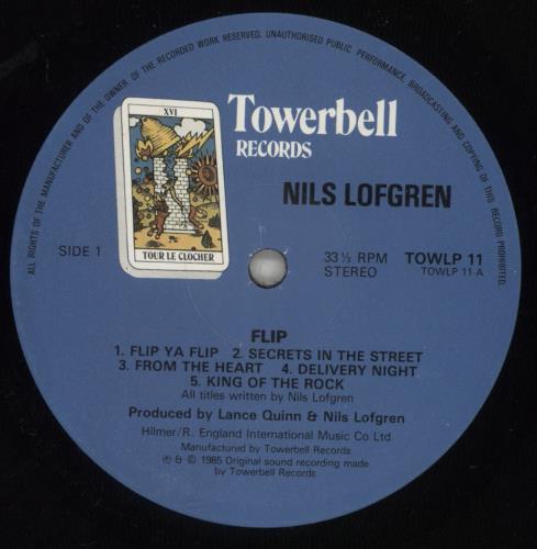 Nils Lofgren Flip vinyl LP album (LP record) UK NLSLPFL295784