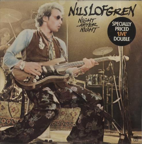 Nils Lofgren Night After Night - Price Info Sticker 2-LP vinyl record set (Double LP Album) UK NLS2LNI874520