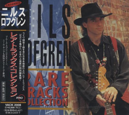 Nils Lofgren Rare Tracks Collection CD album (CDLP) Japanese NLSCDRA206071