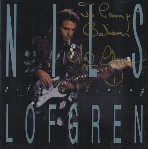Nils Lofgren Silver Lining - Autographed CD album (CDLP) US NLSCDSI475198