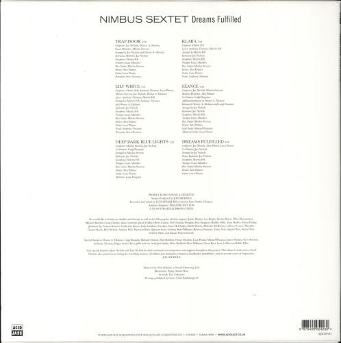 Nimbus Sextet Dreams Fulfilled vinyl LP album (LP record) UK 5JPLPDR801257