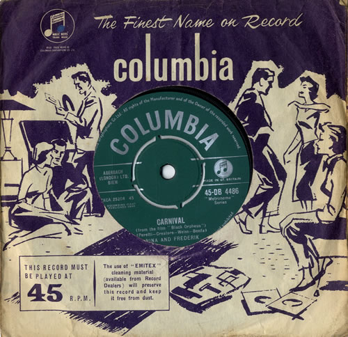 Nina & Frederik Carnival 7" vinyl single (7 inch record / 45) UK N&F07CA615235