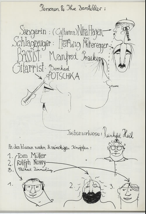 Nina Hagen Nina Hagen Band + Lyric Insert vinyl LP album (LP record) German HAGLPNI628003