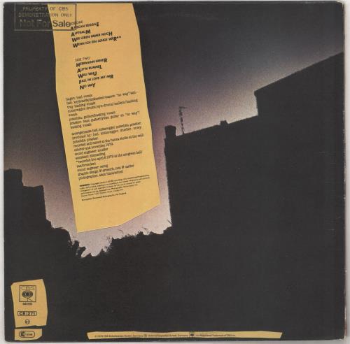 Nina Hagen Unbehagen - Gold promo stamped vinyl LP album (LP record) UK HAGLPUN733095