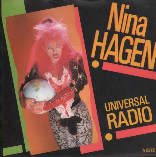 Nina Hagen Universal Radio 7" vinyl single (7 inch record / 45) UK HAG07UN51428