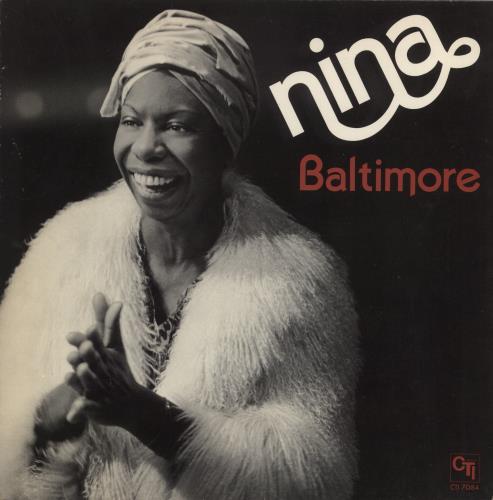 Nina Simone Baltimore - VG vinyl LP album (LP record) US NNSLPBA882546