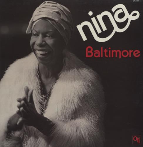 Nina Simone Baltimore vinyl LP album (LP record) French NNSLPBA358084