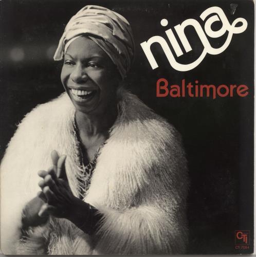 Nina Simone Baltimore vinyl LP album (LP record) US NNSLPBA434552