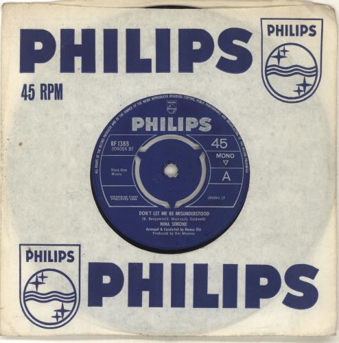 Nina Simone Don't Let Me Be Misunderstood 7" vinyl single (7 inch record / 45) UK NNS07DO570210