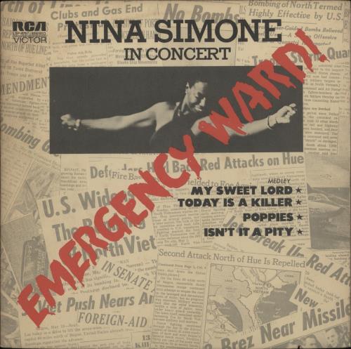 Nina Simone Emergency Ward! vinyl LP album (LP record) US NNSLPEM882544