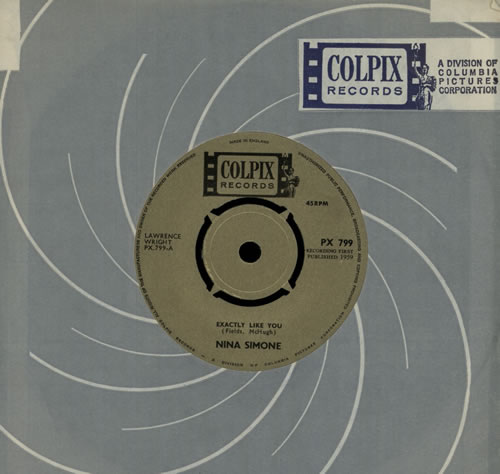Nina Simone Exactly Like You 7" vinyl single (7 inch record / 45) UK NNS07EX570209