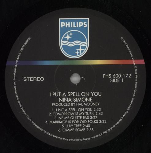 Nina Simone I Put A Spell On You - 180gm vinyl LP album (LP record) UK NNSLPIP877751
