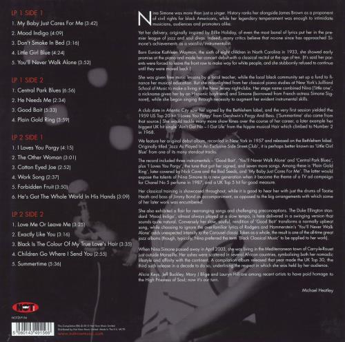 Nina Simone My Baby Just Cares For Me - 180gm Vinyl 2-LP vinyl record set (Double LP Album) UK NNS2LMY793825