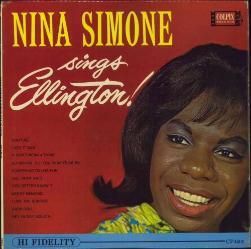 Nina Simone Nina Simone Sings Ellington vinyl LP album (LP record) US NNSLPNI697671