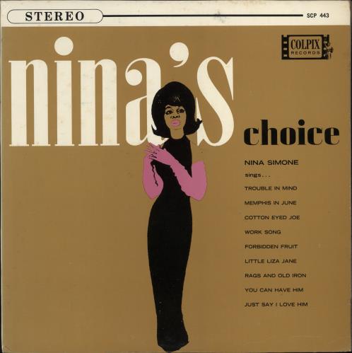 Nina Simone Nina's Choice vinyl LP album (LP record) US NNSLPNI776143