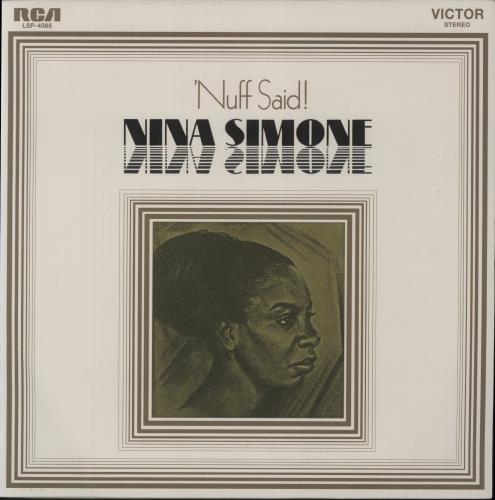 Nina Simone 'Nuff Said! vinyl LP album (LP record) Dutch NNSLPNU866973