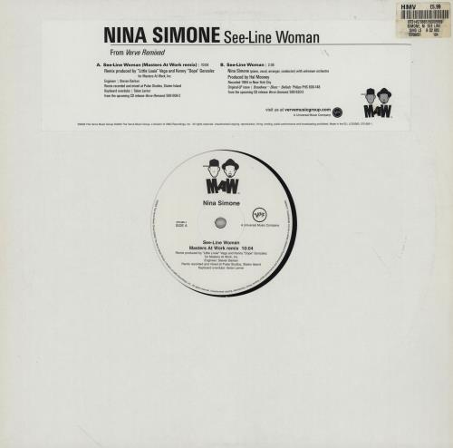 Nina Simone See-Line Woman 12" vinyl single (12 inch record / Maxi-single) UK NNS12SE754056