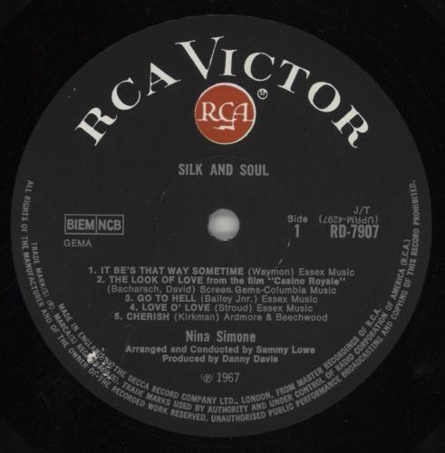 Nina Simone Silk & Soul vinyl LP album (LP record) UK NNSLPSI860762