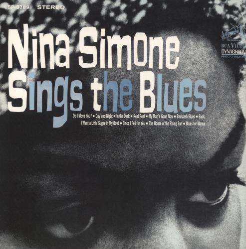 Nina Simone Sings The Blues - Blue Vinyl vinyl LP album (LP record) US NNSLPSI819936