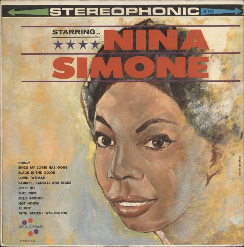 Nina Simone Starring Nina Simone With George Wallington vinyl LP album (LP record) US NNSLPST697667