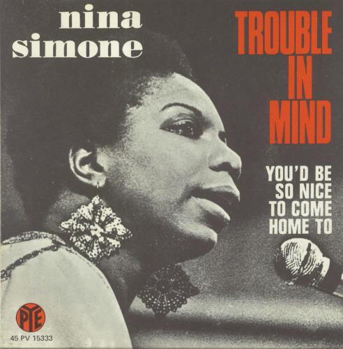 Nina Simone Trouble In Mind + Sleeve 7" vinyl single (7 inch record / 45) French NNS07TR804217