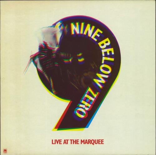 Nine Below Zero Live At The Marquee vinyl LP album (LP record) UK NBZLPLI86458