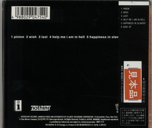 Nine Inch Nails Broken CD single (CD5 / 5") Japanese NINC5BR164274