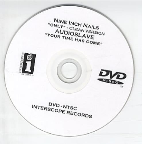 Nine Inch Nails Only promo DVD-R US NINDRON334779