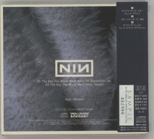 Nine Inch Nails The Day The World Went Away CD single (CD5 / 5") Japanese NINC5TH151690
