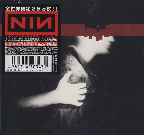 Nine Inch Nails The Slip 2-disc CD/DVD set Japanese NIN2DTH436770