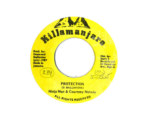 Ninja Man Protection 7" vinyl single (7 inch record / 45) Jamaican NJN07PR560085