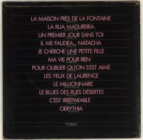 Nino Ferrer Les Plus Belles Chansons D'Amour vinyl LP album (LP record) French NI0LPLE700563