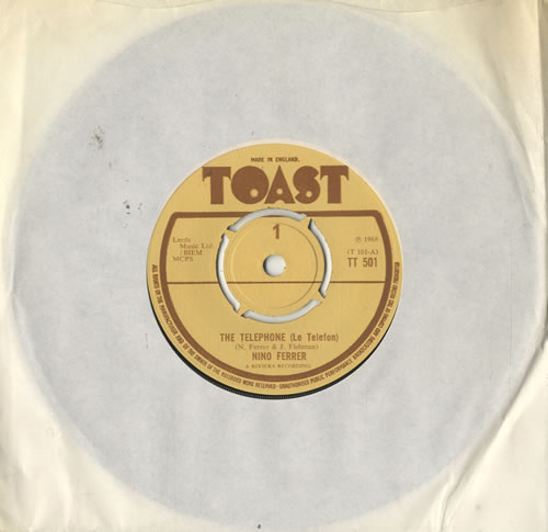 Nino Ferrer The Telephone 7" vinyl single (7 inch record / 45) UK NI007TH483480