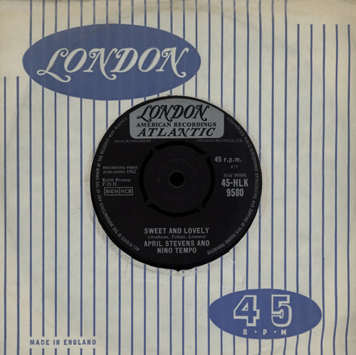 Nino Tempo & April Stevens Sweet And Lovely 7" vinyl single (7 inch record / 45) UK NIO07SW571086