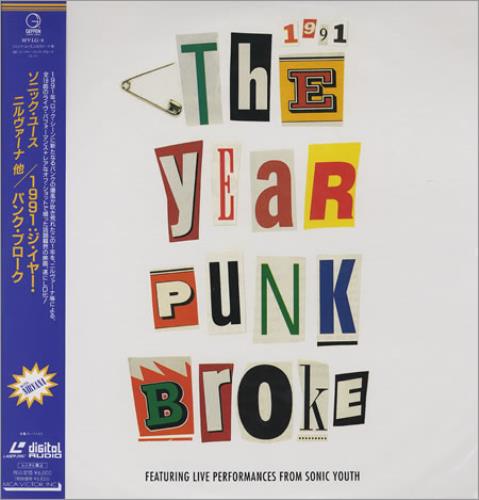 Nirvana (US) 1991: The Year That Punk Broke laserdisc / lazerdisc Japanese NIRLZTH407147