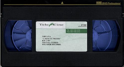 Nirvana (US) 2 Minute Promo video (VHS or PAL or NTSC) UK NIRVIMI241004